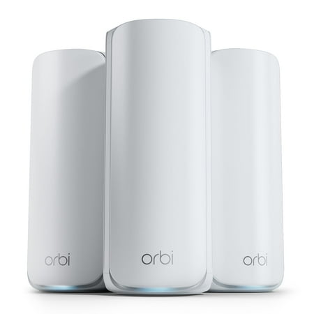 NETGEAR - Orbi 770 Series BE11000 Tri-Band Mesh Wi-Fi 7 System (3-pack) - White