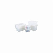 ORBIS Flipak Attached Lid Container 15-3/16L x 10-7/8W x 9-11/16H Clear