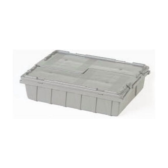 ORBIS Flipak Distribution Container 21-5/8""L x 15-1/8""W x 5-1/2""H Gray