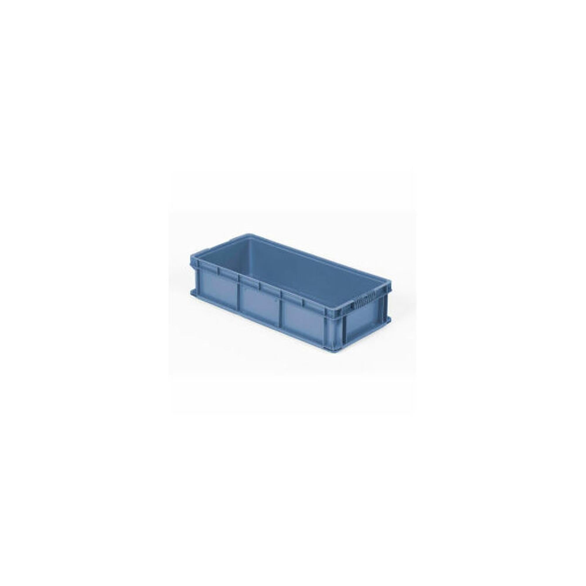 Blue Polyethylene Long Stacking Container 32"