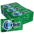 thumbnail image 1 of ORBIT Spearmint Sugar Chewing Gum, 12 Packs of 14-Pieces (168 Total Pieces), 1 of 7
