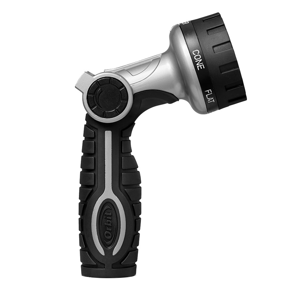 The Orbit Pro High Flow 6-Pattern Metal Thumb Control Nozzle