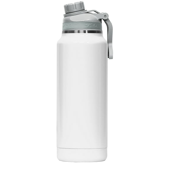 ORCA 34 oz Pearl/White/Gray BPA Free Hydration Bottle W/Smart Lid