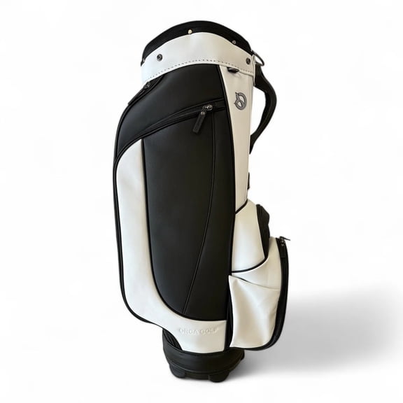 NEW Orca Golf SpyHop Synthetic Leather Cart Bag 6-Way Top - Black & White