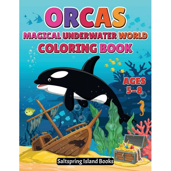 ORCAS Magical Underwater World Coloring Book (Paperback)