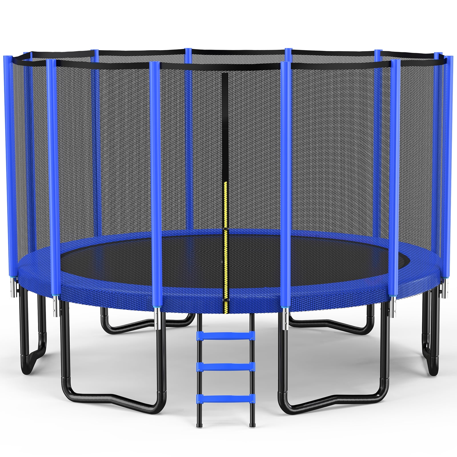 Zupapa 12FT Trampoline, 450 lbs Capacity with Safety Enclosure Net