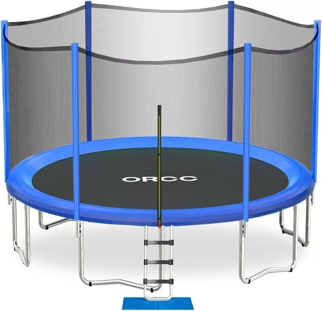 ORCC Trampoline for Kids & Adults, 8-16ft with Safety Enclosure