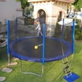 thumbnail image 1 of ORCC Trampoline 16 15 14 12 10 8ft Outdoor Trampoline 450 LBS Weight Capacity for Kids Adults, Safe Backyard Trampoline Jumping Mat Rain Cover, Including All Accessories, 1 of 9