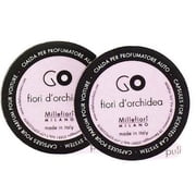 ORCHID FLOWERS REFILL GO CAR AIR FRESHENER by Millefiori