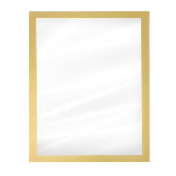 SOPOTUTU Golden A4 Photo Frame, Portable PVC Certificate Display Frame, and Lightweight for Office and Home