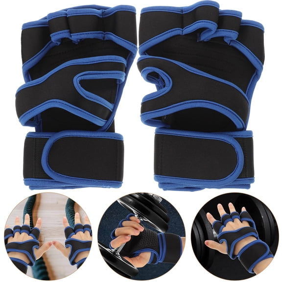 ORDDIART 1 Pair Blue Wrist Protector for Weightlifting and Skateboarding