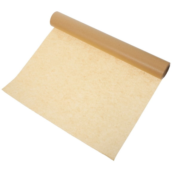 ORDDIART 1 Roll Parchment Paper Roll for Baking Nonstick 118x39in Brown for Baking Vegetables and Cookies