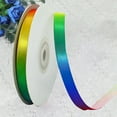 thumbnail image 1 of ORDDIART 1 Roll Rainbow Ribbon for Cake Decoration and Flower Arrangement Craft Supplies, 1 of 8