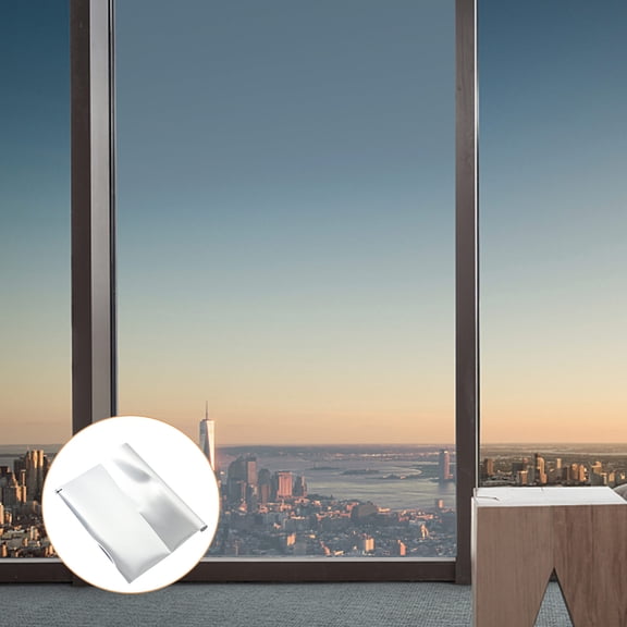 ORDDIART 1 Roll Window Static Cling Privacy Film Plastic One Way Mirror Heat Blocking Uv Protection 200x45cm
