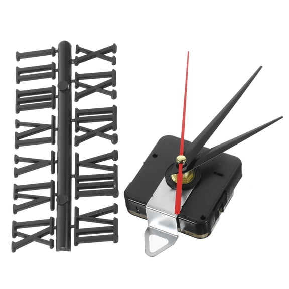 ORDDIART 1 Set Clock Movements for Home Decoration with Red and High Precision Quartz Technology