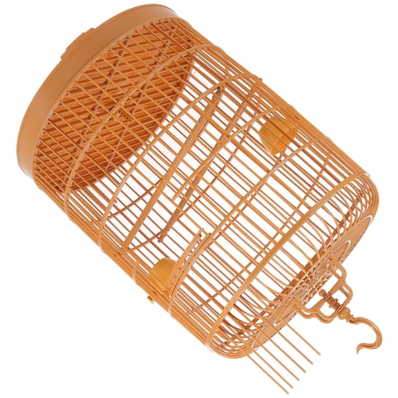 ORDDIART 1 Set Decorative Birdcage for Small Birds with Safety and Display 19.5x11.8in