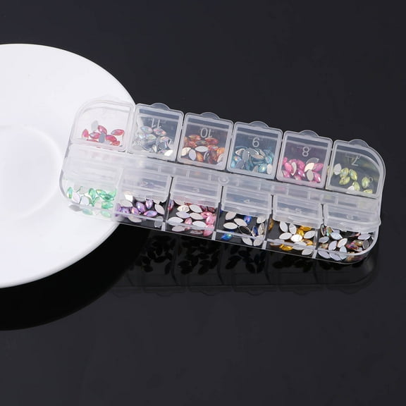 BESTYASH crystal rhinestones Decorative Sticker Decoration for Nails Cosmetics for Artists 1 Set