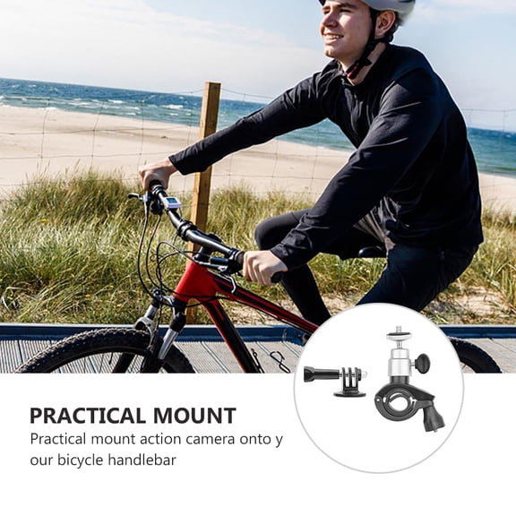 ORDDIART Sports Camera Mount Bracket Set ABS 360 Rotation for Cycling Outdoor Adventure