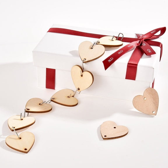 ORDDIART 1 Set Wooden Cutouts Blank Wood Craft Slices Assorted Color Diy Graffiti Hanging String For Decorative Items