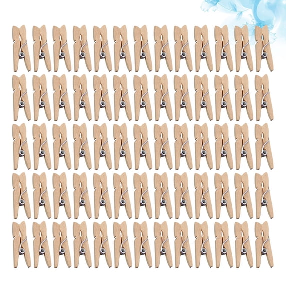 Clips Crocodile En Bois - Lot De 6 Pinces Colorées Rétro Pour Photos, Mémos, Bureau - Organisation & Déco DIY