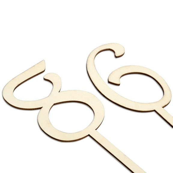 SOPOTUTU Rustic Wooden Table Number Signs Set of 10 with Golden Finish for Wedding Party and Event Decoration