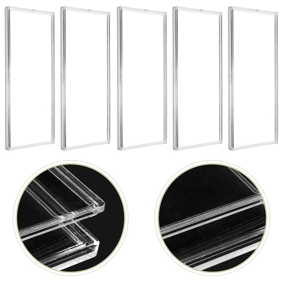 ORDDIART 10Pcs Banknotes Case in 6.4x3.3x0.2in for Bill Note Cases with - Technology