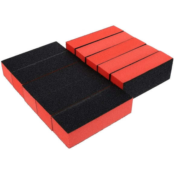 ORDDIART 10Pcs Buffer Nail Block Four Sided Polishing Nail Sponge for Nails .8 * 1.4 * 1 In