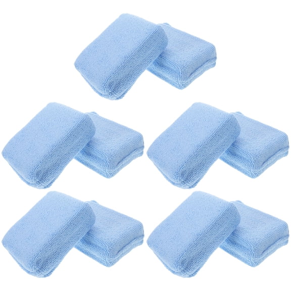 ORDDIART 10Pcs Car Wax Applicator Pads Superfine Fiber for Car Detailing and Defogging 4.7x3.1x1.8in
