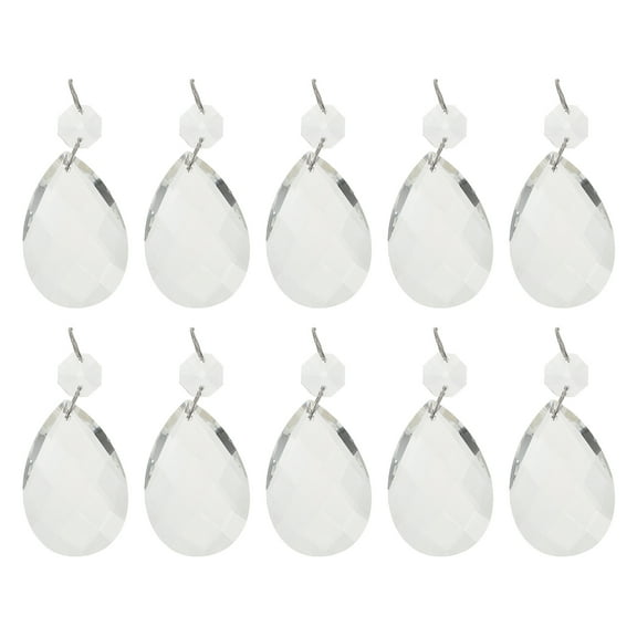 SOPOTUTU Smooth Crystal Chandelier Accessories Replacement Parts for Home Lighting Fixtures