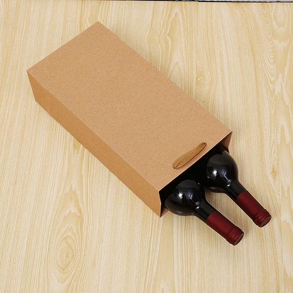 ORDDIART 12Pcs Logo Drinks Paper Storage Bag 13.8X6.7X3.5in