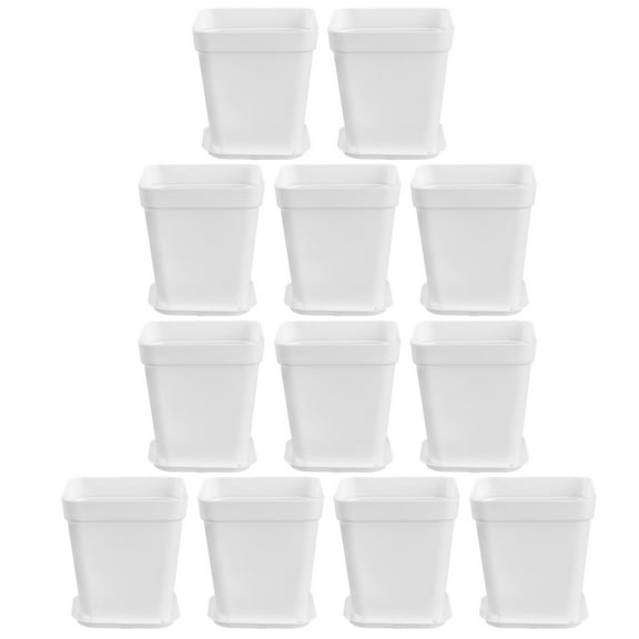 ORDDIART 12Pcs Small Propagation Pots for Nursery and Floral Holder 3.07X2.75X2.75in