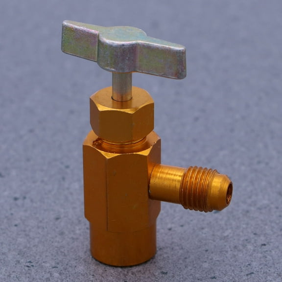 ORDDIART 1Pack Brass Can Tap for Dispensing and Connect R134a Service Hoses 5 x 3 x