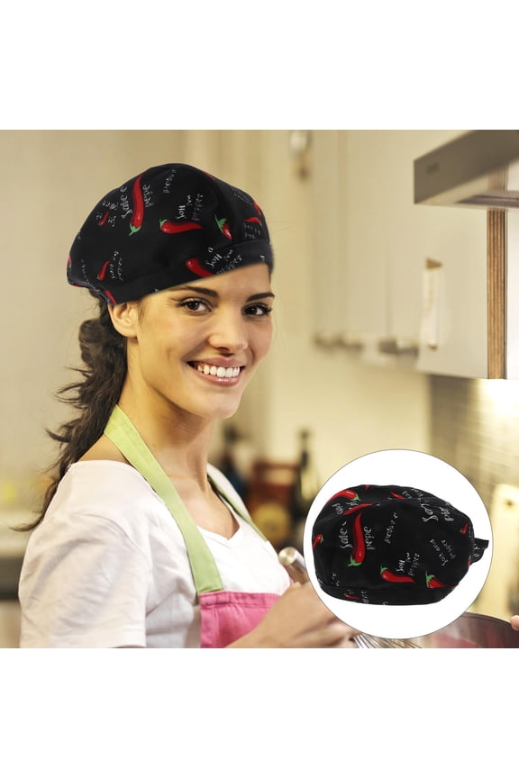 1Pack Chefs Hat Women Assorted Dustproof Sweat Absorbent Comfortable for Professional Use