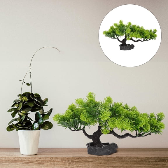 ORDDIART 1Pack Green Plastic Simulated Pine Tree Pine Tree Shape For Sushi Plate And Sushi Table Decorative Items