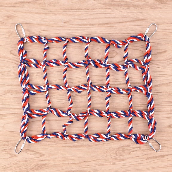 ORDDIART 1Pack Hangable Cage Hammocks for Indoor Entertainment Small Animal Activity Toy 32 x 25 in
