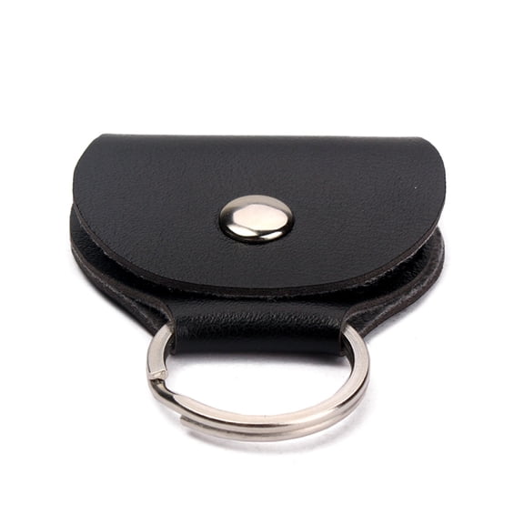 ORDDIART 1Pack Mini Guitar Pick Holder Simple Black Rectangular For Everyday Use 10.8X5.2X0.4Inch