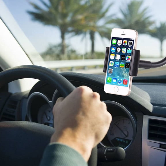 ORDDIART 1Pack Rectangular Mobile Phone Stand for Driving Clear Screen View Easy to Install 11.8x4.7x1.6in