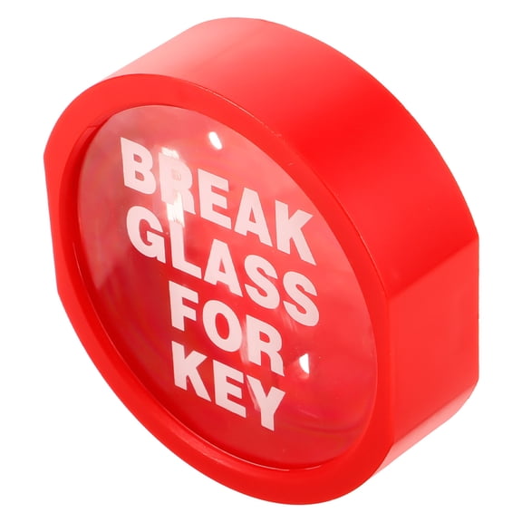 ORDDIART 1Pack Red Plastic Emergency Door Lock Box for Homeowners and Key Storage in Crisis Situations