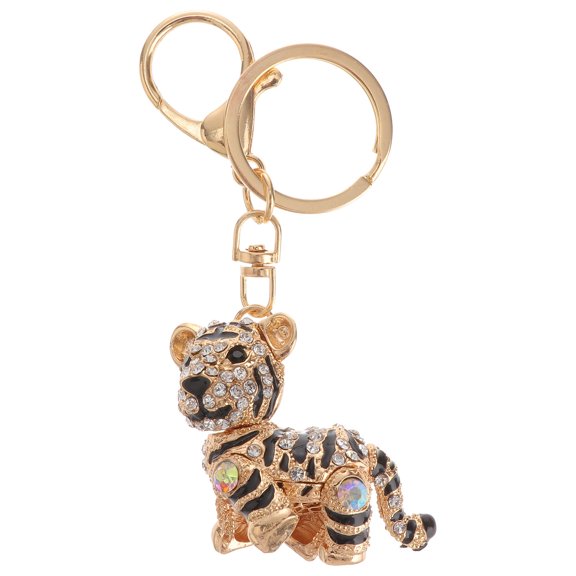 ORDDIART 1Pack Rhinestone Keychain Purse Bag Buckle for Everyday Use