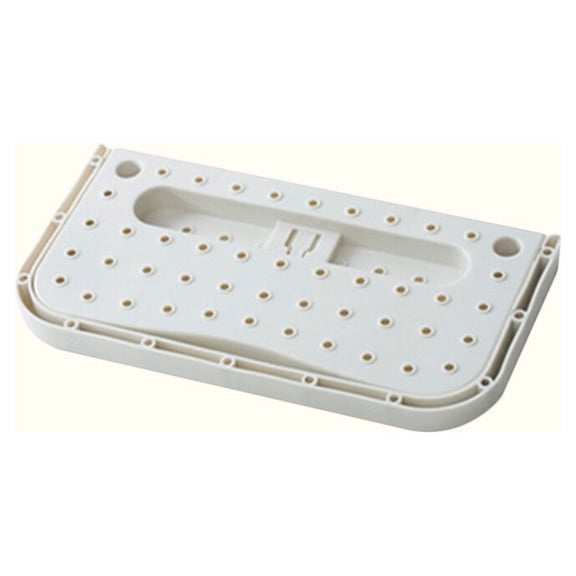 ORDDIART White Wall-Mounted Shoe Organizer with PP and ABS Plastic, Space-Saving Home Storage Solution for Shoes