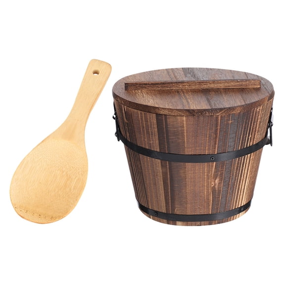 ORDDIART 1Pc Square Food Storage Buckets with Lids for Home and Restaurant 18.00X18.00X15.00in