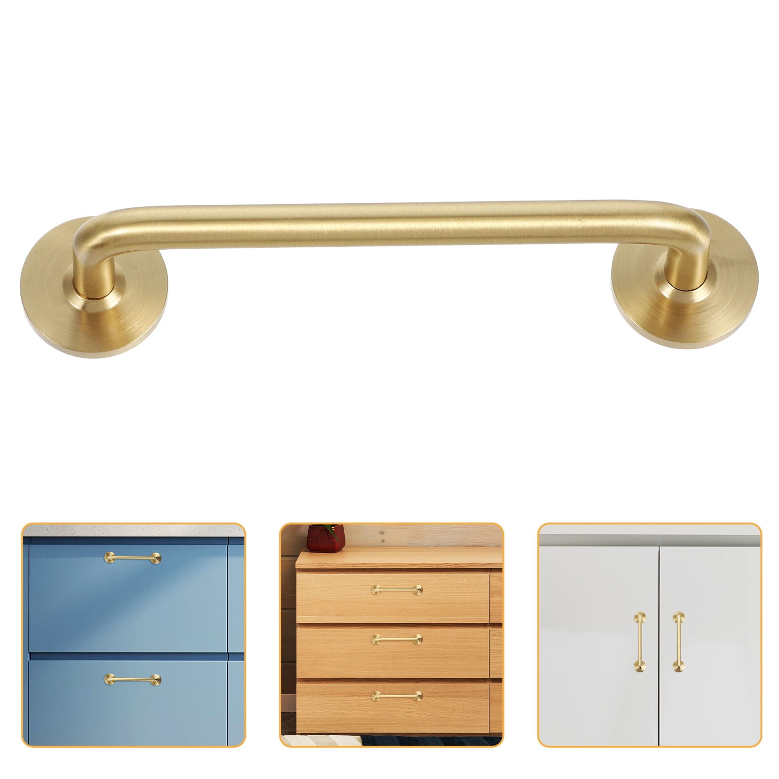 ORDDIART 1Pcs Brass Cabinet Handle For Homeowners Luxury Retro Kitchen ...