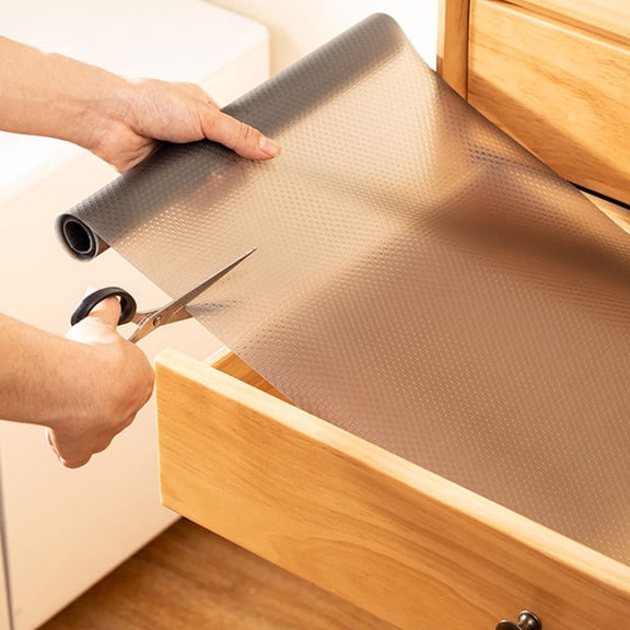 ORDDIART 1Pcs Cabinet Liner Gray EVA Prevent Stain for Home Furniture and Kitchen Use
