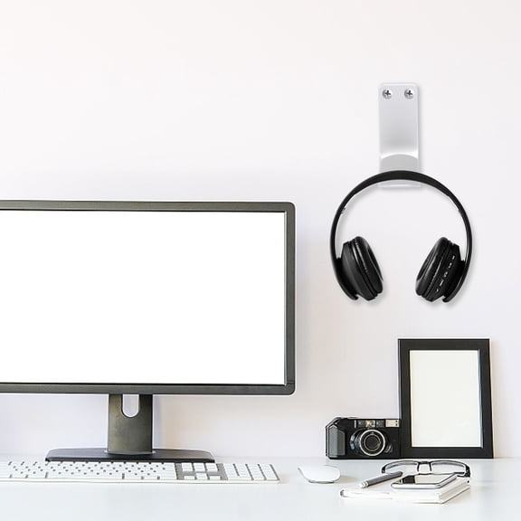 SOPOTUTU Headphone Stand and Desk Organizer, Stylish Holder for Headsets, Earphones, and Workspace Accessories