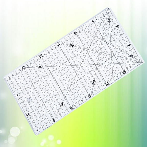 SOPOTUTU Sewing Rulers for Patterns Acrylic Transparent 1Pcs for Cutting Fabric