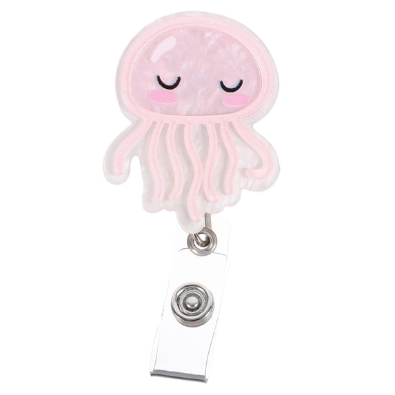 ORDDIART 1Pcs Nurse Badge Reel for Factory Workers with Retractable 65in and Business Card Storage