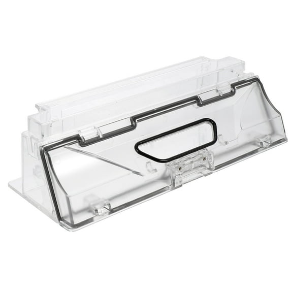 ORDDIART 1Pcs Rectangular White Plastic Cleaner Dust Box Replacement Part 8.3X6X2.6in