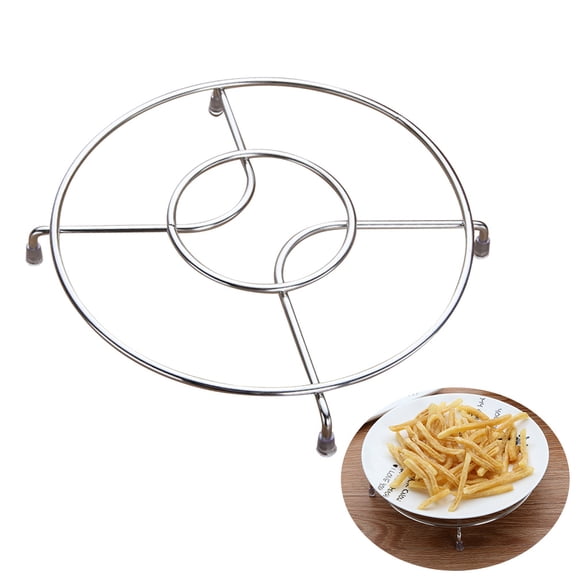 ORDDIART 1Pcs Steamer Rack Stainless Steel Folding for Cooking Baking Home Users Professional Cooks 7.9x6.9x1.1in