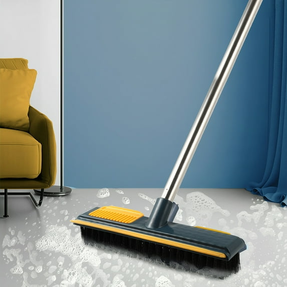 SOPOTUTU Long Handle Floor Scrub Brush for Efficient Home Cleaning Assorted Colors
