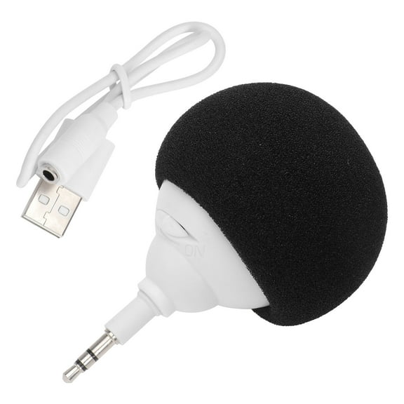 SOPOTUTU Portable Blue Audio Dock Speaker with Sponge Balloon Design for Music